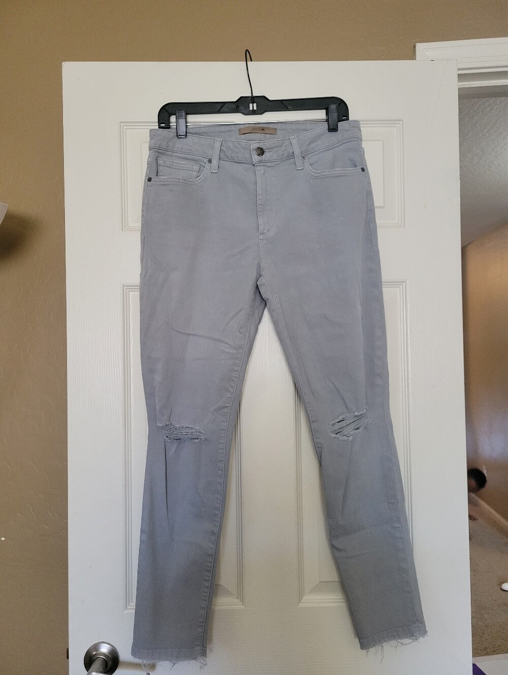 Joe's Jeans Slim Straight Light Gray Jeans